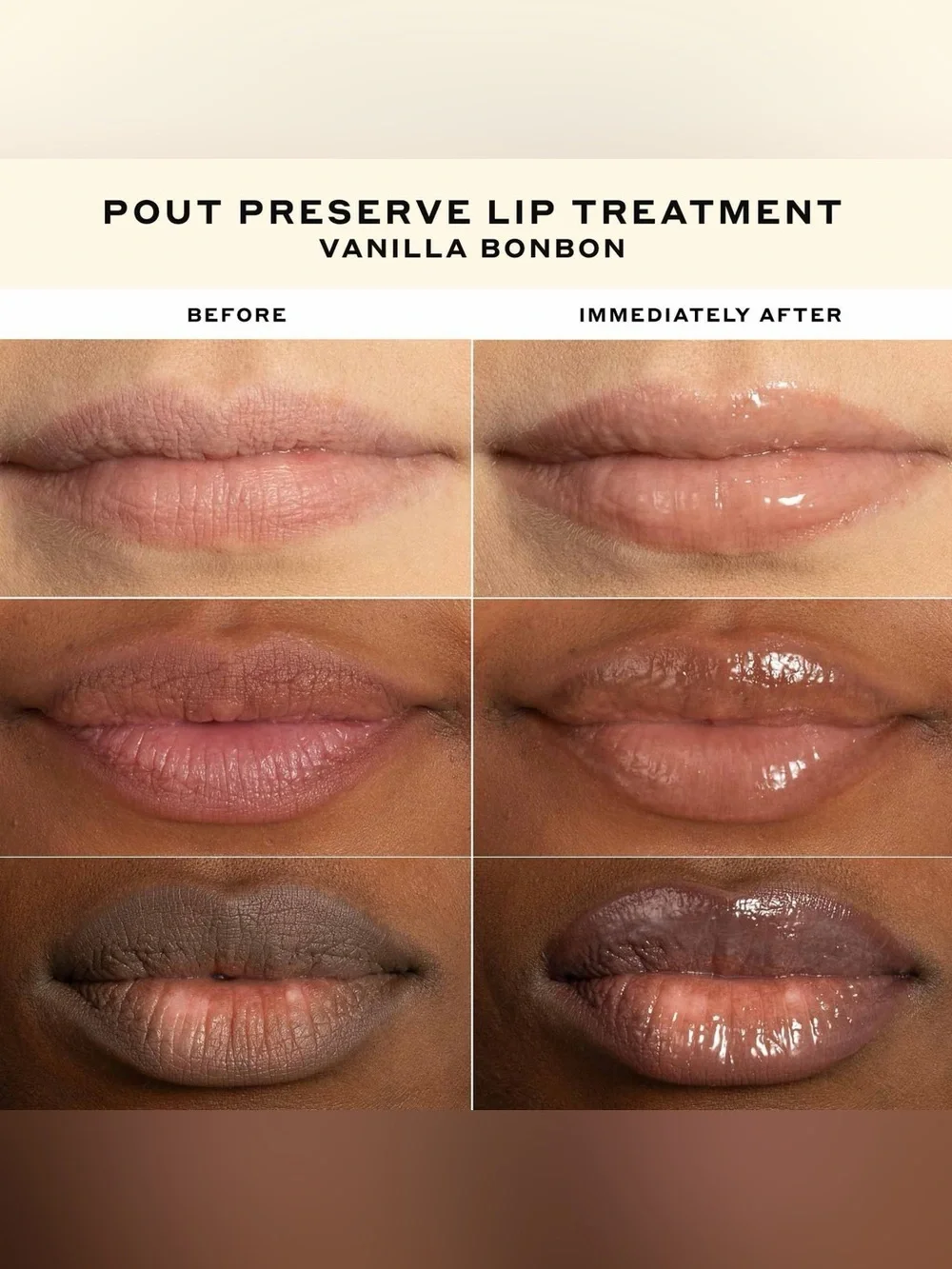 OLEHENRIKSEN NIB Pout Preserve Hydrating Peptide Lip Treatment Vanilla Bonbon
